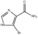 4-溴-1H-咪唑-5-甲酰胺, 36062-67-6, 结构式