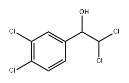 2,2-Dichloro-1-(3,4-dichlorophenyl)ethanol 结构式