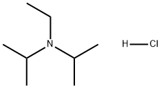 2-Propanamine, N-ethyl-N-(1-methylethyl)-, hydrochloride (1:1) Struktur