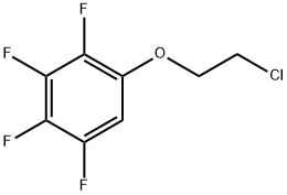 1-(2-Chloroethoxy)-2,3,4,5-tetrafluorobenzene 结构式