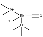 RHODIUM, CARBONYLCHLOROBIS(TRIMETHYLPHOSPHINE)- 结构式