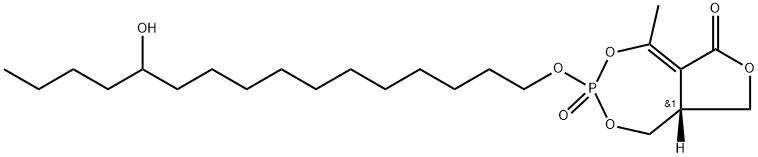 环脂肪酶抑素 A, 372083-50-6, 结构式