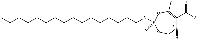 环脂肪酶抑素 P, 372091-46-8, 结构式
