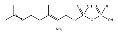 Geranyl S-Thiolodiphosphate (tris-aMMoniuM salt) Struktur