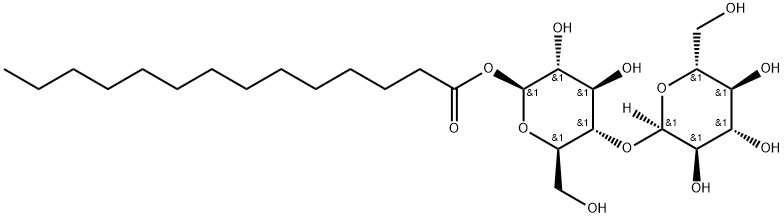 4-O-α-D-Glucopyranosyl-β-D-glucopyranose-1-tetradecanoate Struktur