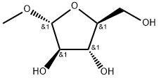 α-L-Arabinofuranoside, methyl Struktur