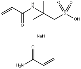 丙烯酰胺/丙烯酰基二甲基牛磺酸钠共聚物, 38193-60-1, 结构式