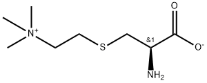 Ethanaminium, 2-[[(2R)-2-amino-2-carboxyethyl]thio]-N,N,N-trimethyl-, inner salt Structure