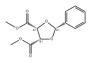 2,3-O-苄烯酒石酸二甲酯, 38270-70-1, 结构式