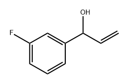 1-(3-氟苯基)丙-2-烯-1-醇,38340-15-7,结构式