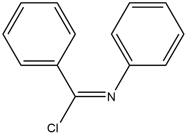 Benzenecarboximidoyl chloride, N-phenyl-, [C(E)]-