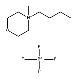 N-甲基,丁基吗啉四氟硼酸盐, 384347-59-5, 结构式