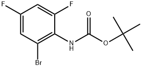 Tert-butyl (2-bromo-4,6-difluorophenyl)carbamate Structure