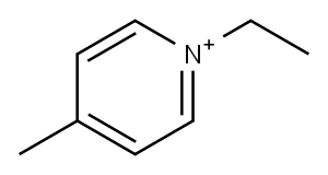 1-乙基-4-甲基碘化吡啶,38755-10-1,结构式