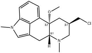 Ergoline, 8-(chloromethyl)-10-methoxy-1,6-dimethyl-, (8β)- (9CI) Structure