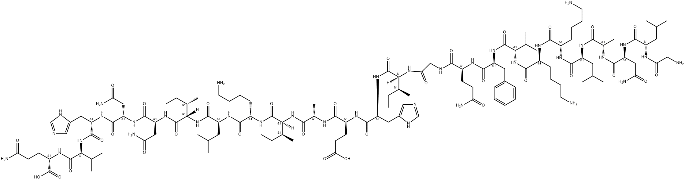 Pseudin-2, 388602-02-6, 结构式