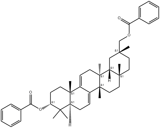 3,29-二苯甲酰基栝楼仁二醇,389122-01-4,结构式