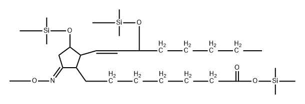 39003-22-0 (9Z,11R,13E,15S)-9-(Methoxyimino)-11α,15-bis(trimethylsiloxy)prost-13-en-1-oic acid trimethylsilyl ester