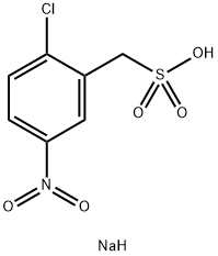 Sodium 2-chloro-5-nitrobenzylsulfonate 结构式