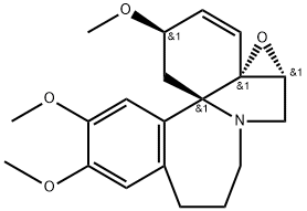 C-Homoerythrinan, 1,2-didehydro-6,7-epoxy-3,15,16-trimethoxy-, (3beta, 6xi)- Struktur