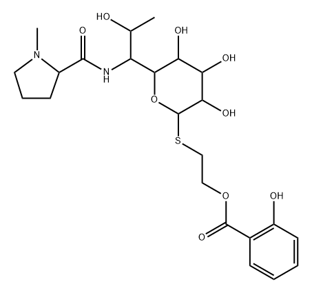 7-O-去甲基天青霉素, 39032-05-8, 结构式