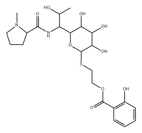 7-O-去甲基天青霉素 结构式