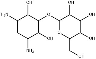 (-)-5-O-(β-D-talo-Hexopyranosyl)-2-deoxy-L-streptamine Structure