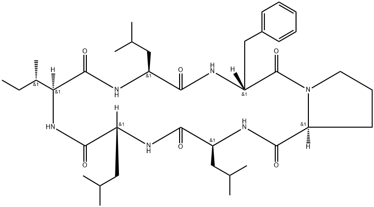 苯丙肽菌素 C, 396729-25-2, 结构式