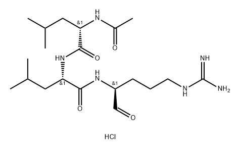 化合物 LEUPEPTIN HCL 结构式