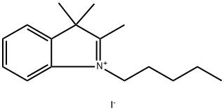 3H-Indolium, 2,3,3-trimethyl-1-pentyl-, iodide (1:1),398522-14-0,结构式