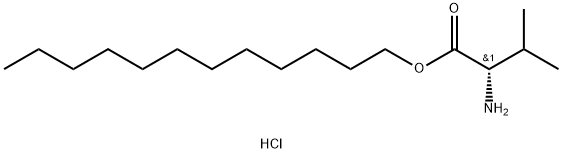 L-Valine, dodecyl ester, hydrochloride (1:1) Structure