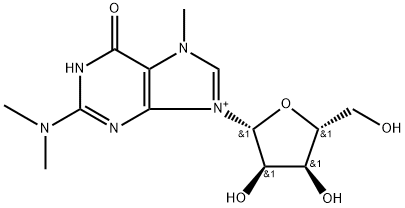 N(2),N(2),7-trimethylguanosine, 40027-70-1, 结构式