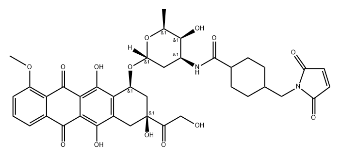 Doxorubicin-SMCC Structure