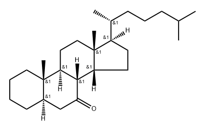 (14β)-5α-Cholestan-7-one Structure