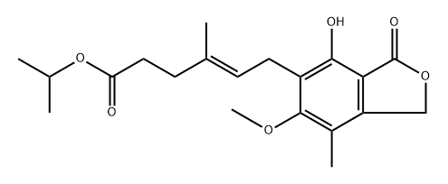 Isopropyl Mycophenolate Struktur