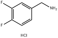 3,4-二氟苯甲胺氯, 403841-97-4, 结构式