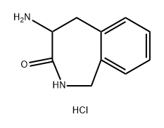 4-amino-1,2,4,5-tetrahydro-3H-2-Benzazepin-3-one hydrochloride (1:1) 结构式