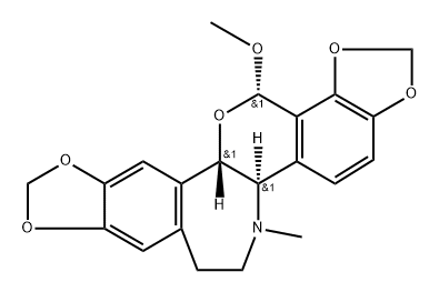 异丽春花定碱,4046-21-3,结构式