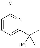6-CHLORO-ALFA,A-DIMETHYL-2-PYRIDINEMETHANOL Structure