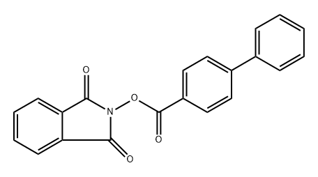 1,3-Dioxoisoindolin-2-yl [1,1'-biphenyl]-4-carboxylate 结构式
