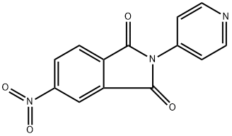 5-硝基-2-(吡啶-4-基)-2,3-二氢-1H-异吲哚-1,3-二酮,404896-26-0,结构式