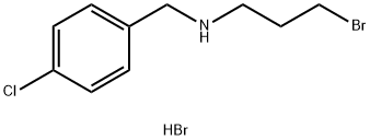 3-Bromo-N-(4-chlorobenzyl)-1-propanamine Hydrobromide Structure