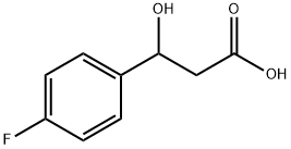Benzenepropanoic acid, 4-fluoro-β-hydroxy- Struktur