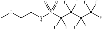 1,1,2,2,3,3,4,4,4-NONAFLUORO-N-(2-METHOXYETHYL)-1-BUTANESULFONAMIDE 结构式