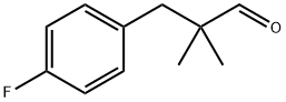 Benzenepropanal, 4-fluoro-α,α-dimethyl- Struktur