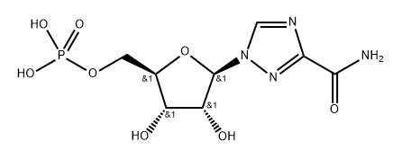 ribavirin-5'-phosphate Structure