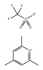 2,4,6-Trimethylpyriliumtrifluoromethanesulfonate Structure