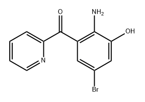 Bromazepam Impurity 3, 40951-53-9, 结构式