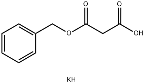丙二酸单苄酯单钾盐, 41087-88-1, 结构式