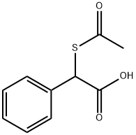 Benzeneacetic acid, α-(acetylthio)- Structure